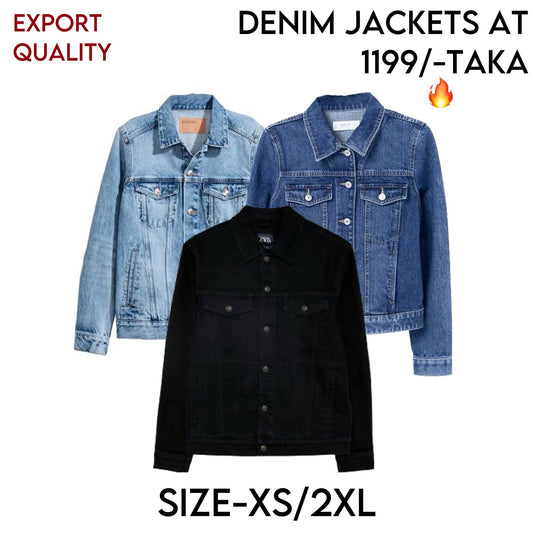 DENIM JACKETS PREMIUM (UNISEX)